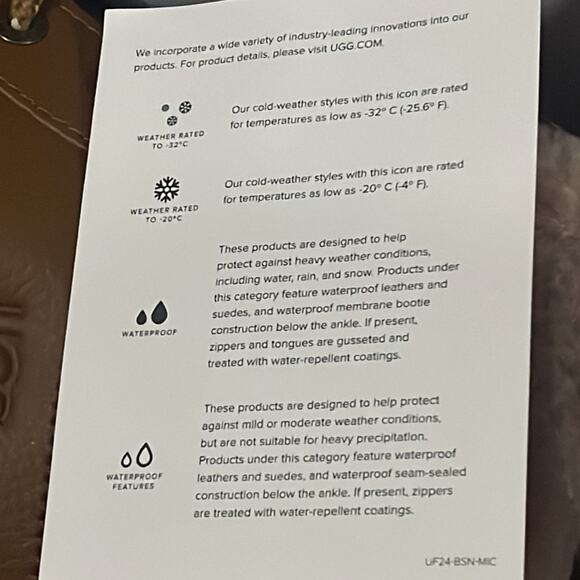 NEW UGG 7 Women's Chestnut Adirondack Waterproof Wool Blend Insulated … - Picture 12 of 13